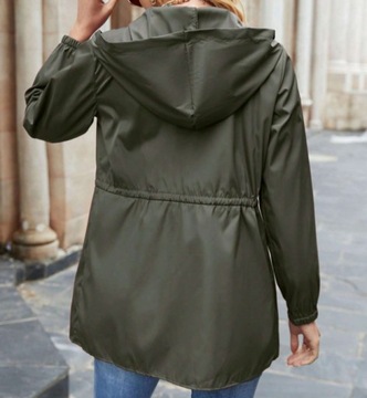 ВЕТРОЗАЩИТНАЯ КУРТКА ДОЖДЕВАЯ, КАПЮШОН M