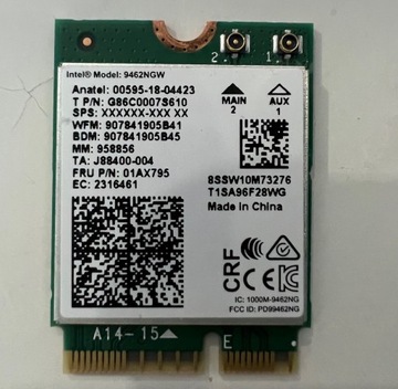 Karta wifi INTEL 9462NGW Asus VivoBook 15 K512F