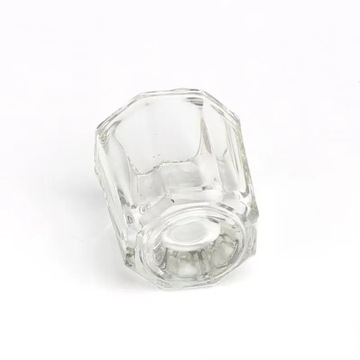 1 szt. Szkło kryształowe Dappen Naczynie/Pokrywka