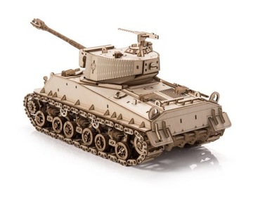 Деревянные 3D -головоломки - Шерман Worldtanks