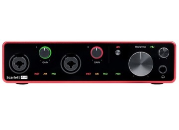 Аудиоинтерфейс Focusrite Scarlett 4i4 3Gen