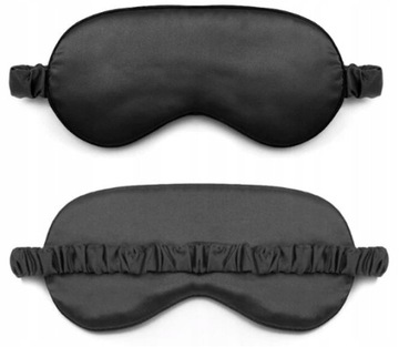 НАВЕСКА для сна и отдыха РЕГУЛИРУЕМАЯ МАСКА черная МЯГКАЯ + КАЧЕСТВЕННАЯ