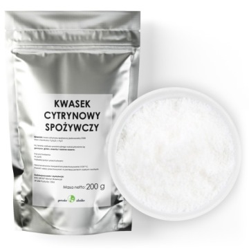 KWASEK CYTRYNOWY kwas spożywczy czysty 200g