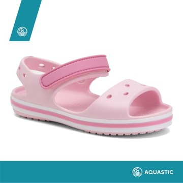 Sandały dziecięce AQUASTIC Sandi Jrg różowy 24 Lekkość i elastyczność