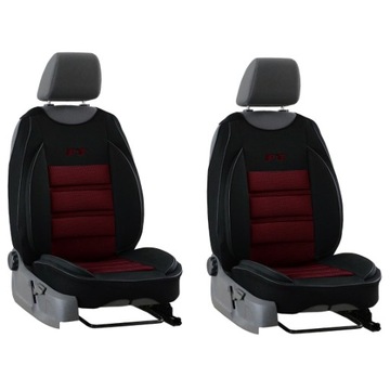 Maty PRO Komplet przód czerwone Fiat