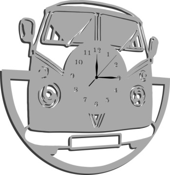 ЧАСЫ АВТОМОБИЛЬНЫЕ РЕТРО КЛАССИЧЕСКИЕ ПОДАРОЧНЫЕ 80 СМ 3D