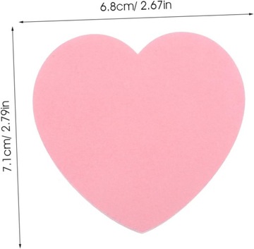 4 наклейки для книг, липкие заметки, компактные блокноты, пастельные липкие сердечки, нет