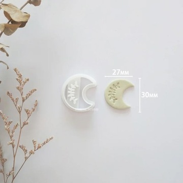 Soft Pottery Earrings Cutting Mold Heart Rainvow Irregular Geometric Shape