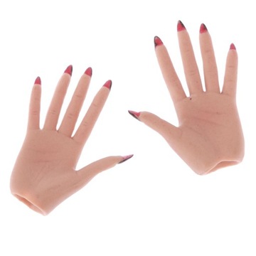 2 модели когтей в масштабе 1/6 для женщин ростом 12 дюймов.