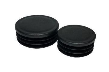 Zaślepka okrągła do rur fi 2 cale - 60 mm czarna - 100 sztuk