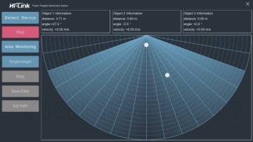 Радар-детектор присутствия HLK-LD2450, обнаружение и отслеживание движения