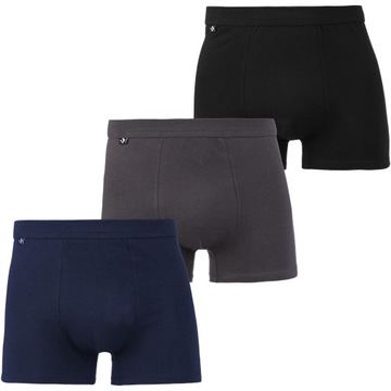 BOKSERKI MĘSKIE MAJTKI Gładkie Bawełniane MORAJ r. XL