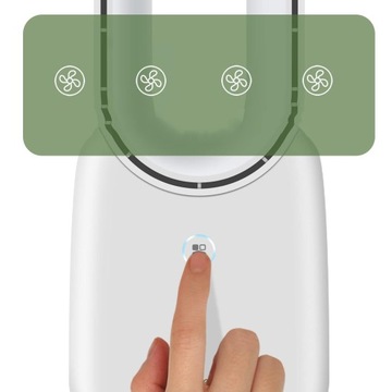 НАСТОЛЬНЫЙ ВЕНТИЛЯТОР СЕНСОРНЫЙ СЕНСОРНЫЙ ТИХИЙ МАЛЕНЬКИЙ БЕЗЛОПАСНЫЙ ВЕНТИЛЯТОР 2500 МАЧ БЕЛЫЙ