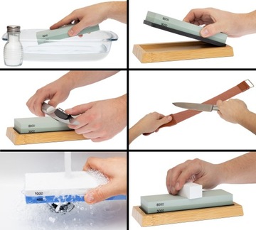 ВОДЯНОЙ КАМЕНЬ ТОЧИЛКА НОЖЕЙ НОЖНИЦЫ + АКСЕССУАРЫ ЧЕТЫРЕ КЛАССАg