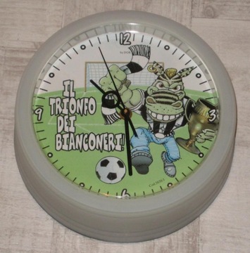 ЮВЕНТУС – ЧАСЫ ДЛЯ ПОЛКИ ИЛИ НАСТЕНЫ – ИЗ ИТАЛИИ