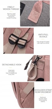 У нас есть складной рюкзак и переносная кроватка.