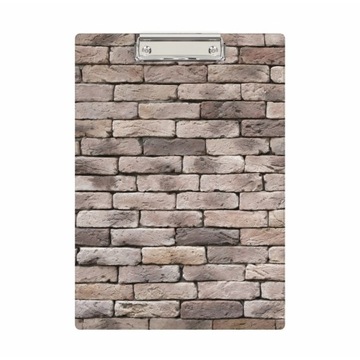 TECZKA Z KLIPEM A4 CLIPBOARD NADRUK CEGŁA