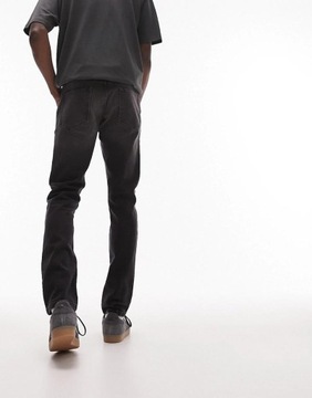 Topman fdg jeans czarne rurki spodnie W32/L32 NH8