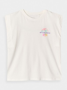 TOP DZIEWCZĘCY 4F 4FJRSS24TTSHF2052-11S-164