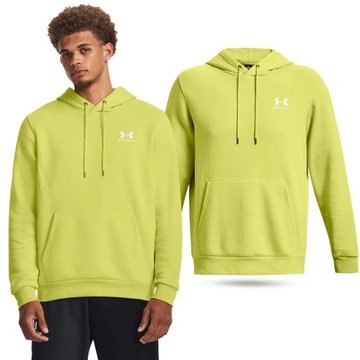 BLUZA MĘSKA Z KAPTUREM UNDER ARMOUR DRESOWA SPORTOWA BAWEŁNA 1373880