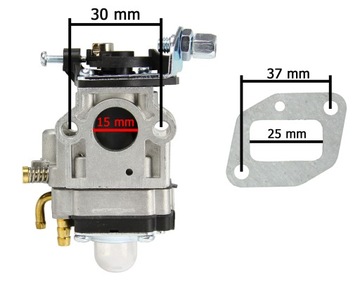 Карбюратор для мотокосы MAR-POL RQ580, большой диаметр 15 мм