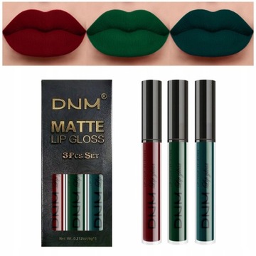 New 3pcs/set Liquid Lipstick Waterproof Long