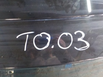 TOYOTA AURIS 1.6 BENZÍN 2010R VÍKO KUFRU KUFRU ZADNÍ
