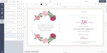 Приглашения на 18-летие CZARNE2 10шт - CREATOR