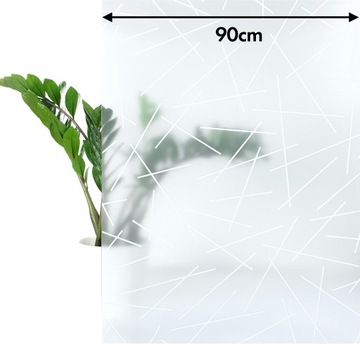 Оконная пленка Бесклеевая оконная пленка MILK LINES Рулон 90х150 см