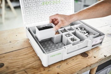 10 съемных контейнеров для Sys ORG Box 5 x 5 x 6,8 см Festool 204858
