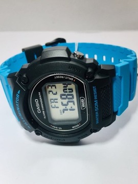 Zegarek męski CASIO wodoszczelny LCD sportowy 50M