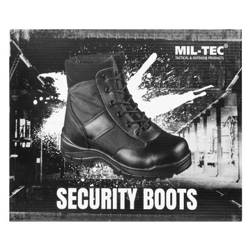 Buty taktyczne wojskowe militarne ochrona Mil-Tec Security Low Czarne 40