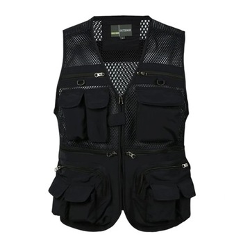 Summer Men Tactical Hiking Fishing Vest Multi-Pock