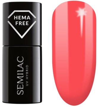 SEMILAC LAKIER HYBRYDOWY 445 TROPICAL FLAMINGO 7ML