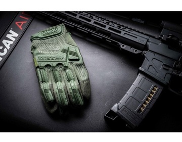 Rękawice Rękawiczki Taktyczne Wojskowe Mechanix Wear M-Pact Olive Drab S