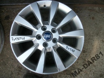 DISK FIAT 500X CROMA 5X110 7X17 ET41 OEM