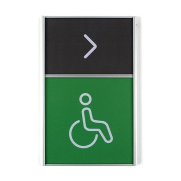 Tabliczka informacyjna do biura, na drzwi RHYTHM 115x180mm (72+108) moduły