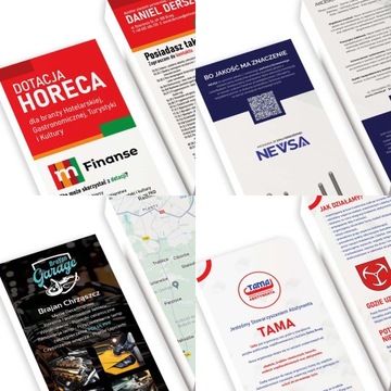 Projekt indywidualny Ulotka DL Ulotka A5 Ulotka A6
