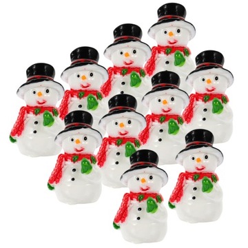 Фигурка из смолы Снеговик Миниатюры 10 шт.