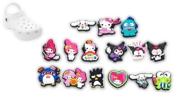 PINY PRZYPINKI DO BUTÓW CROCS WPINKI Hello Kitty Kuromi 15 sztuk nr 5