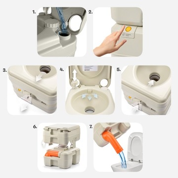 Туристический туалет Метеор СФПТ-20-2 20 л