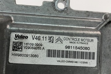 JEDNOSTA ŘÍDÍCÍ MOTORU ECU PEUGEOT 208 9811545080 2012