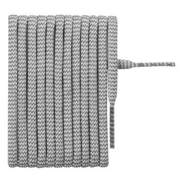 Sznurowadła SALEWA LONG ROUND SHOELACE 195cm Q.SHADE/WHITE