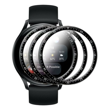3x SZKŁO HYBRYDOWE FOLIA do HUAWEI WATCH GT3 46mm