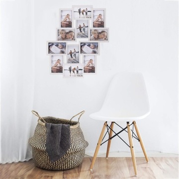 НАБОР МУЛЬТИРАМА ИЗ 12 ФОТОРАМОК БЕЛАЯ РАМКА МУЛЬТИ ФОТОГАЛЕРЕЯ КОЛЛАЖ