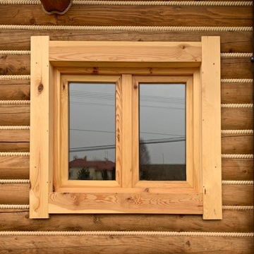 НЕПОДВИЖНОЕ ДЕРЕВЯННОЕ ОКНО 100/100 см