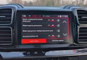 Citroen C5 Aircross SUV Facelifting 1.2 PureTech 131KM 2023 Citroen C5 Aircross 1.2 PureTech Shine EAT8 SalonPL FVat Od Reki Zadbany, zdjęcie 17