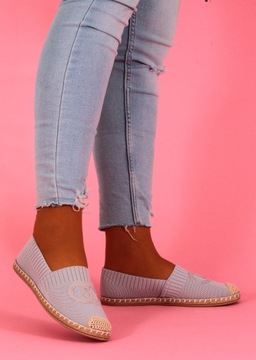 ESPADRYLE ELEGANCKIE DAMSKIE TENISÓWKI LEKKIE