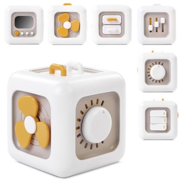 EDUKACYJNA KOSTKA MANIPULACYJNA MONTESSORI E-EDU