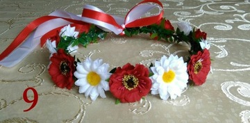 WIANEK WIANUSZEK na głowę biało czerwony 11 listopada uroczystość